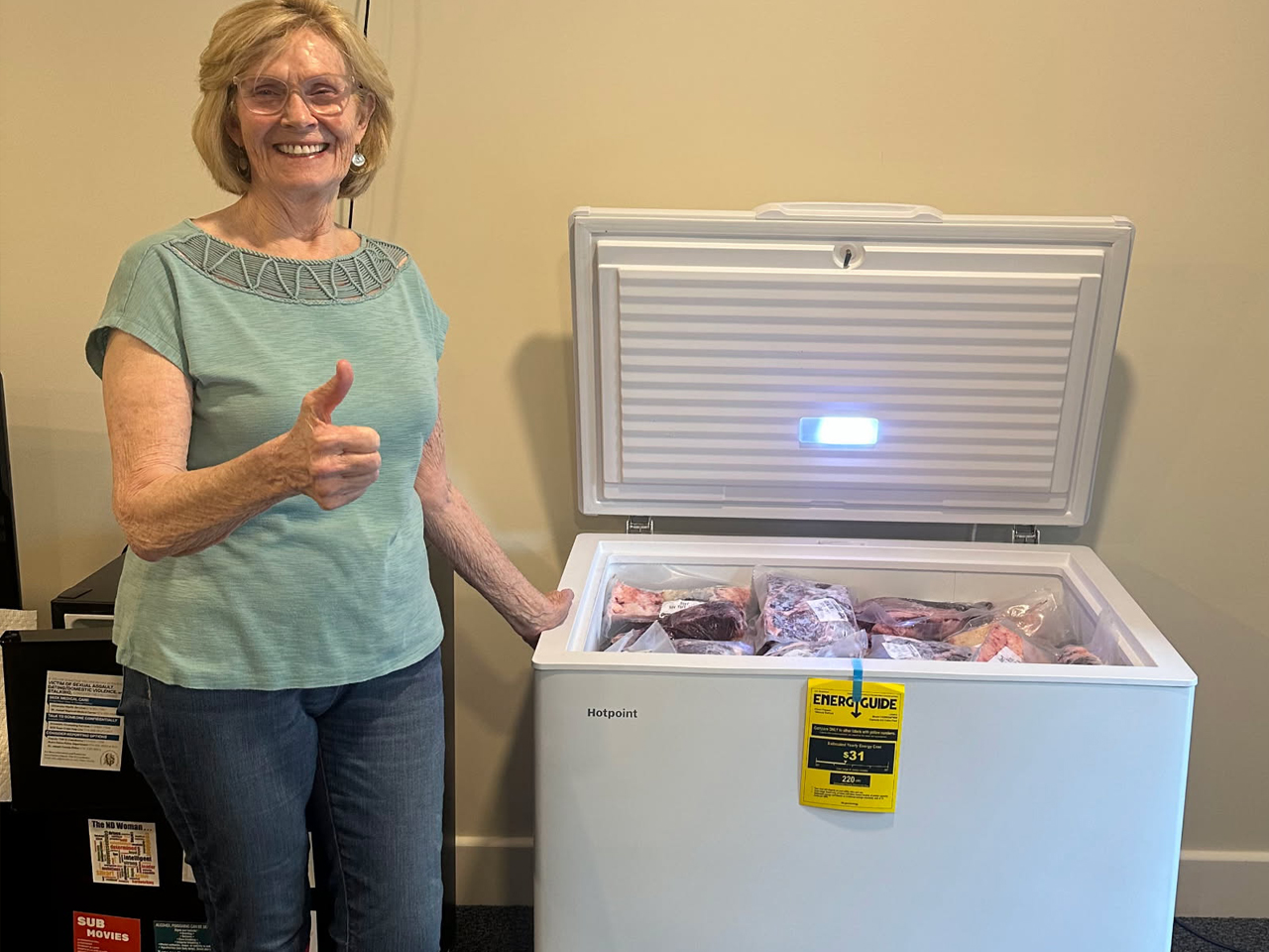 Raffle Winner Jenny Prather